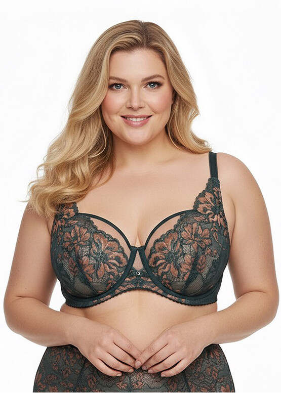 2175 Бюстгальтер с боковой поддержкой на косточках AVA Лазурный