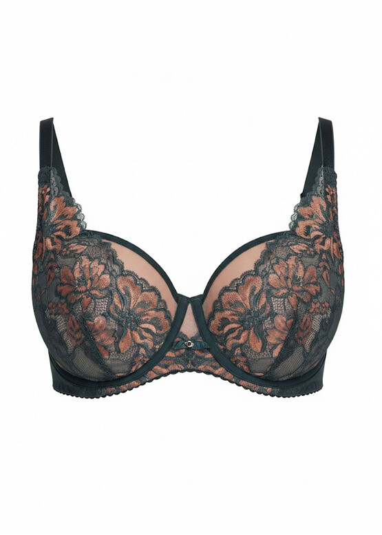 2175 Бюстгальтер с боковой поддержкой на косточках AVA Лазурный