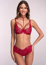 2177 Полууплотненный бюстгальтер на косточках AVA Темно-красный
