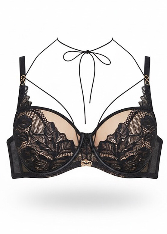 2178 Бюстгальтер з м'якою чашкою на кісточках AVA Чорний