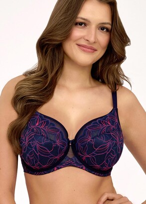 2182 Полууплотненный бюстгальтер на косточках AVA Темно-синий