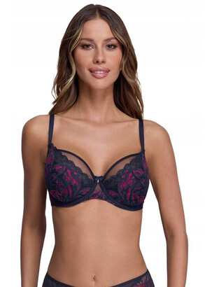 2183 Бюстгальтер с мягкой чашкой на косточках AVA Темно-синий