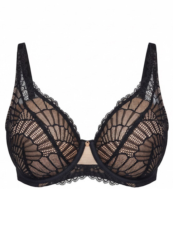 2200 Бюстгальтер с мягкой чашкой на косточках AVA Черный