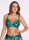 235 Бюст купальный с уплотненной чашкой на косточках Leafine AVA Зеленый
