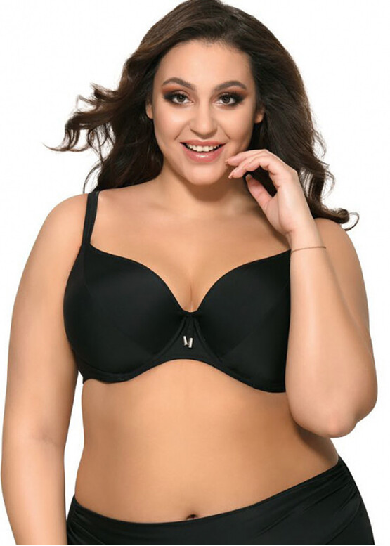 113 Жіночий купальник-бікіні з м'якою чашкою Black AVA Чорний
