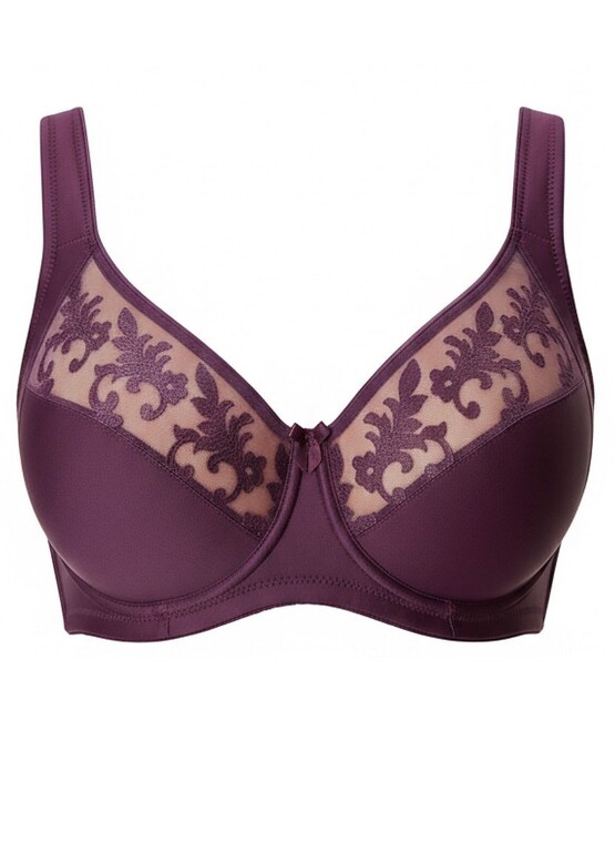 006-15 Бюстгальтер на кісточках з м'якою чашкою і широкими бретелями MARTINA Effetto Слива