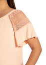 0231B/2XL Женская ночная сорочка из вискозы Effetto Персиковый