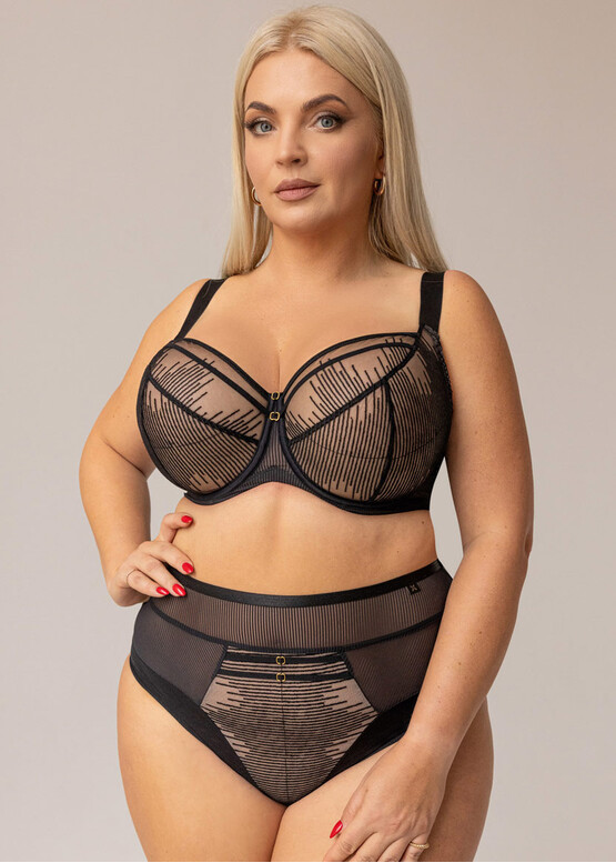 1295 Бюстгальтер з м'якою чашкою на кісточках Choice Kris Line Чорний