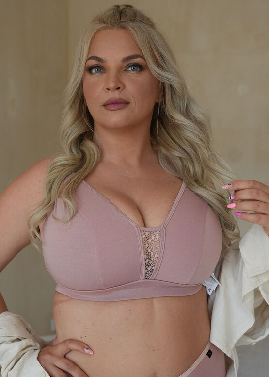 1297 Бюстгальтер без косточек с мягкой чашкой Marcella Kris Line Розовый