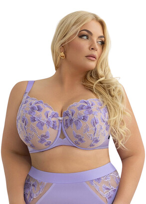 2003 Бюстгальтер с мягкой чашкой и боковой поддержкой на косточках Lili Kris Line Лиловый