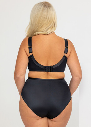 2004/1 Трусы-слип большого размера с высокой посадкой Emma Kris Line Черный 2004/1 Трусы-слип большого размера с высокой посадкой Emma Kris Line Черный