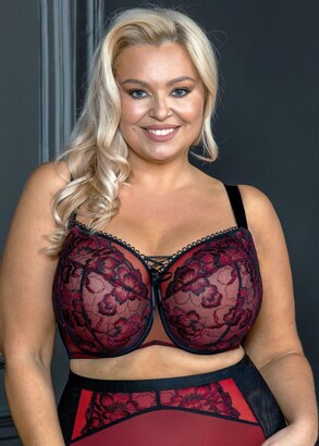 2006 Бюстгальтер с мягкой чашкой и боковой поддержкой на косточках Cabaret Kris Line Бордо