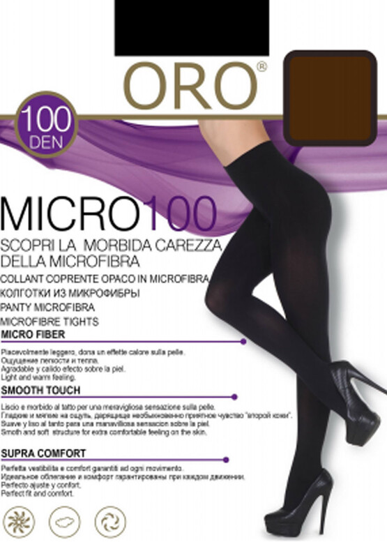 100 Женские колготы Micro Oro 100 den Капучино