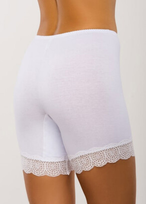 048 Жіночі ущільнені панталони великих розмірів (до 6XL) Afina Білий