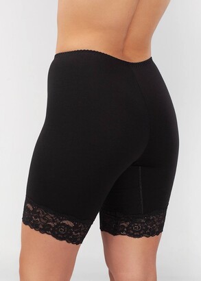 008 Жіночі бавовняні панталони великих розмірів (до 7XL) Afina Чорний