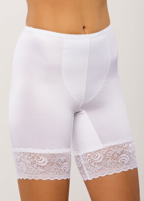 029 Жіночі стягуючі панталони великих розмірів Afina Білий