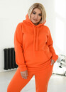 71286 Женский спортивный костюм большого размера Style Оранжевый