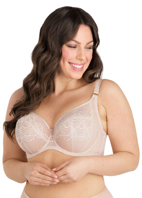 К-855 Мягкий кружевной бюстгальтер на косточках Just Gorsenia Бежевый