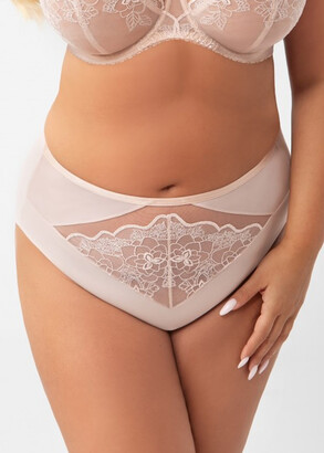 K-931 Трусы-слип с высокой посадкой Adore Бежевый