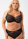 K-930 Мягкий кружевной бюстгальтер на косточках Adore Gorsenia Черный