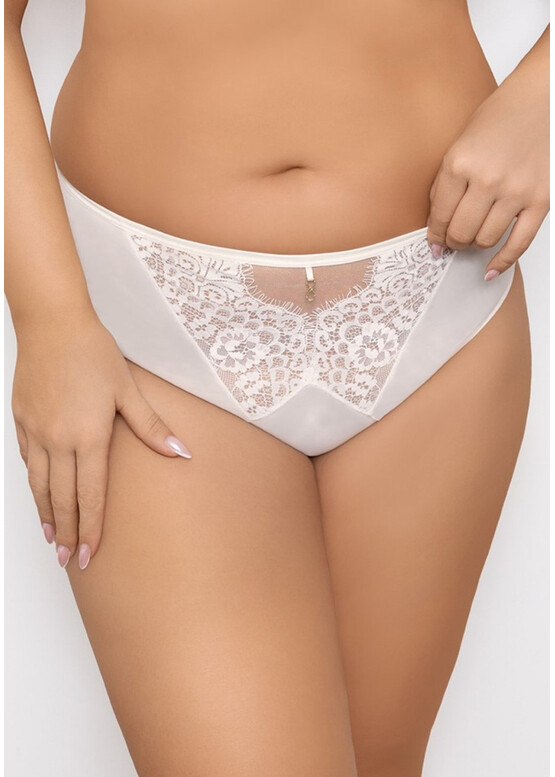 K-968 Трусы-слип со средней посадкой Loretta Экрю