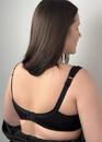 186-25-L Бюстгальтер без косточек и широкими бретелями Honey Черный