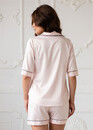 4078 Шелковая пижама блузон и шорты Brussel TM Komilfo