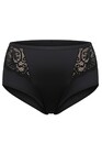 2805 Трусы-слип высокой посадки Lana Черный гипюр