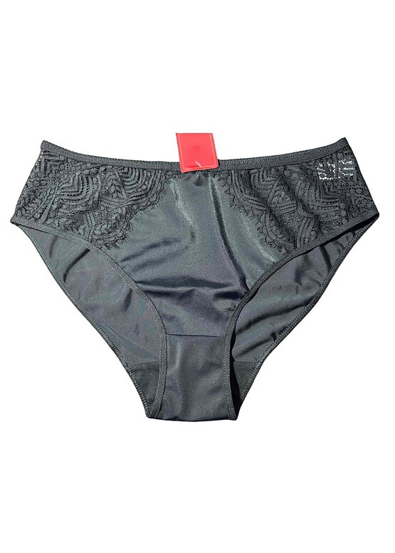 2900 Жіночі труси-сліп середньої посадки Lana Чорний