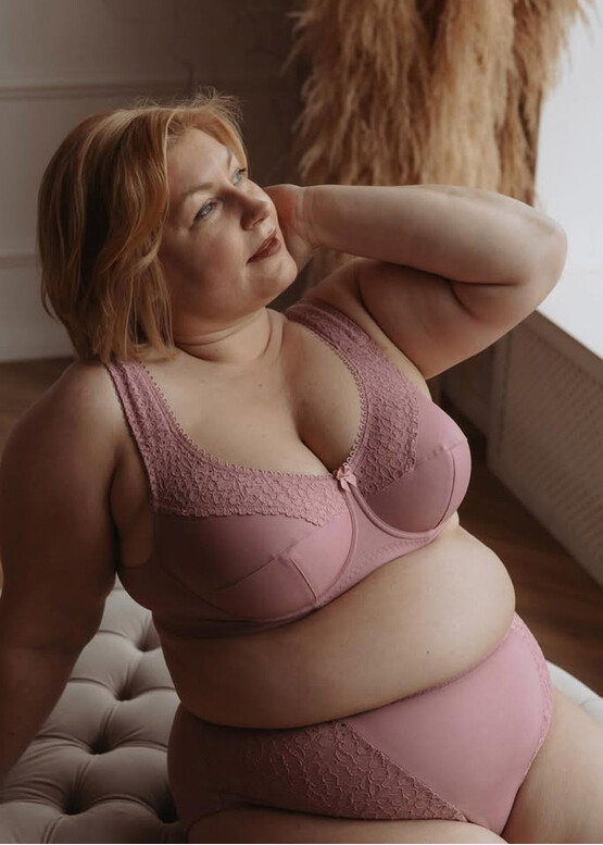 02131-50 Бюстгальтер з м'якою чашкою на кісточках Lauma Ліловий