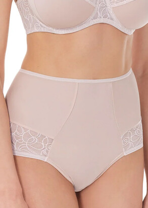 43L51 Трусы-слип с высокой посадкой Lauma Серебристый пион