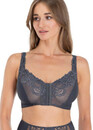 58K26 Бюстгальтер с застежкой спереди без косточек Lauma Темный жемчуг