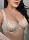 72F23 Бюстгальтер з бічною підтримкою та широкими бретелями Lauma Срібляста півонія