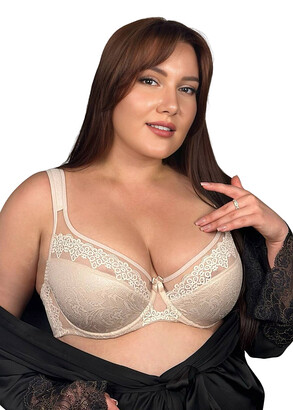 1080 Полууплотненный бюстгальтер на косточках Nana Пион