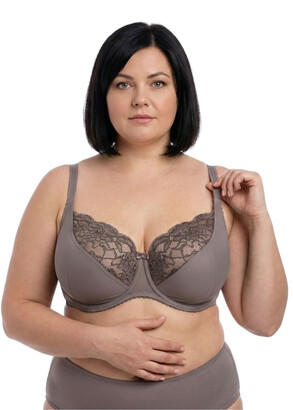 112311 Бюстгальтер с мягкой чашкой на косточках Nana Перец