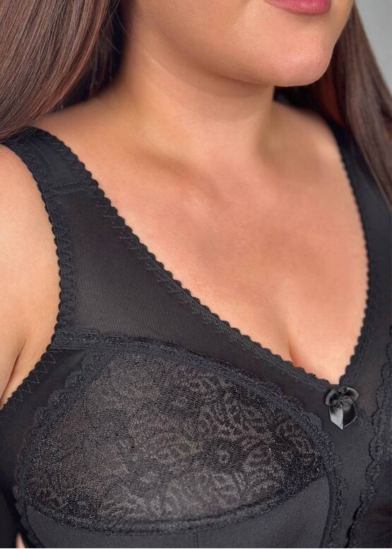 H11578 Бюстгальтер без кісточок з широкими бретелями Nana Чорний