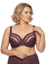 153440 Бюстгальтер с полууплотненной чашкой на косточках Nana Слива