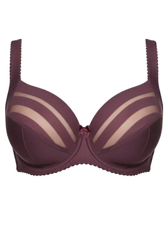 153440 Бюстгальтер с полууплотненной чашкой на косточках Nana Слива