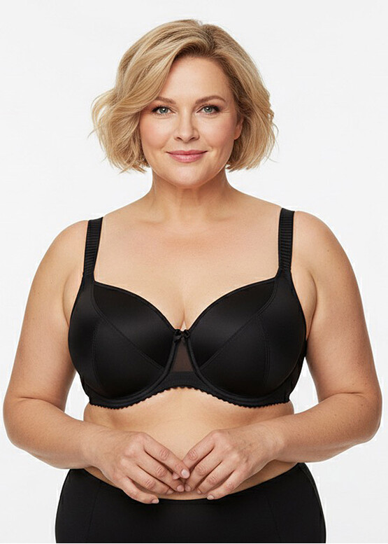 311440 Бюстгальтер з м'якою чашкою на кісточках Nana Чорний