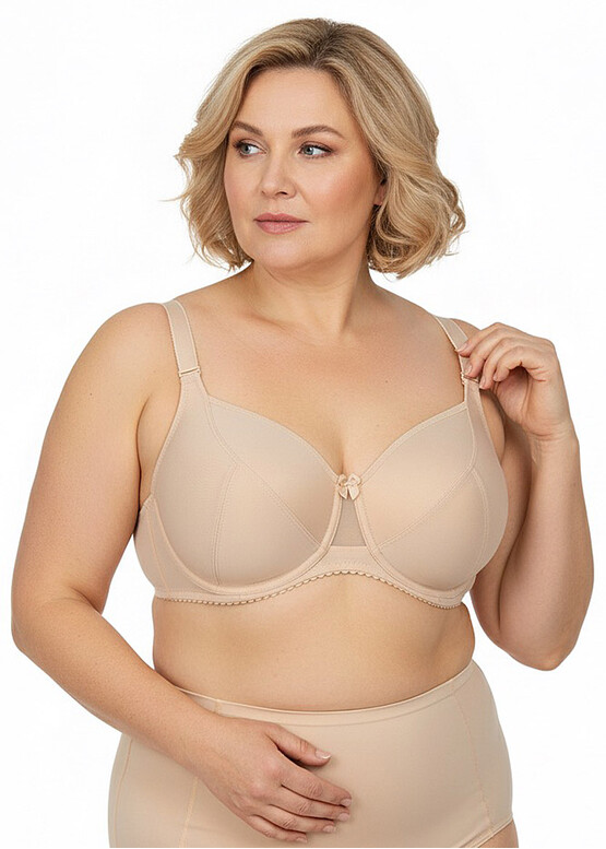 311440 Бюстгальтер з м'якою чашкою на кісточках Nana Сріблястий півонія