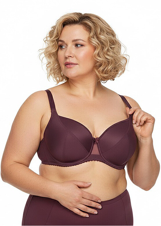 311440 Бюстгальтер з м'якою чашкою на кісточках Nana Слива