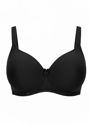 2324 Уплотненный бесшовный бюстгальтер спейсер Nana Черный