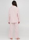 04-001 Женская байковая пижама: рубашка и длинные штаны Naviale Лотос