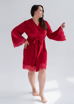 1930 Женский велюровый халат Shato Красный