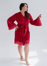 1930 Жіночий велюровий халат Shato Червоний