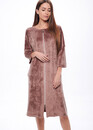 1200 Женский велюровый халат Wiktoria Корица