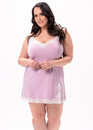 2307 Женская ночная сорочка на бретелях из вискозы Shato Светло-лиловый