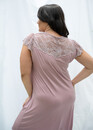 2340 Женская ночная сорочка из вискозы Shato Темно-розовый