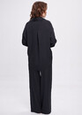 2704 Женский шелковый костюм для дома Shato Черный