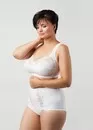 427 Трусы-слип больших размеров Glora Белый